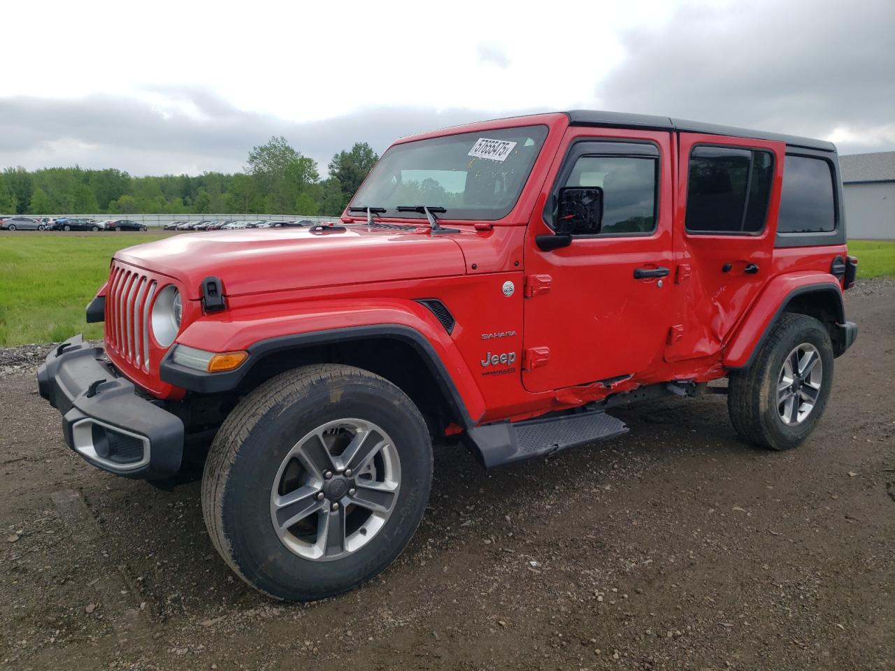 2019 Jeep Wrangler Unlimited Sahara за продажба в Columbia Station, OH - Side