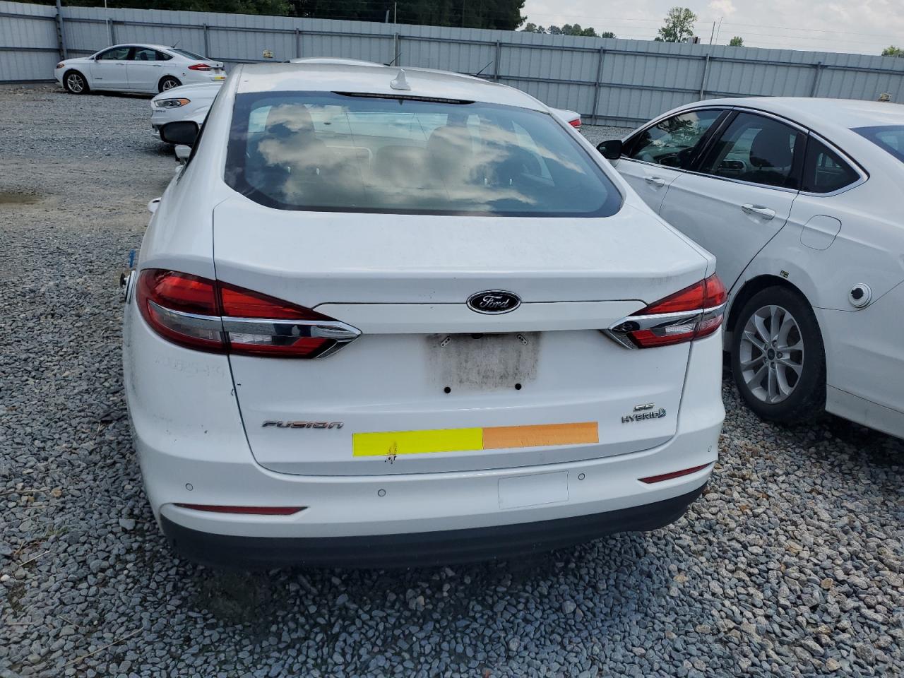 2019 Ford Fusion Se VIN: 3FA6P0LU5KR124780 Lot: 54029005