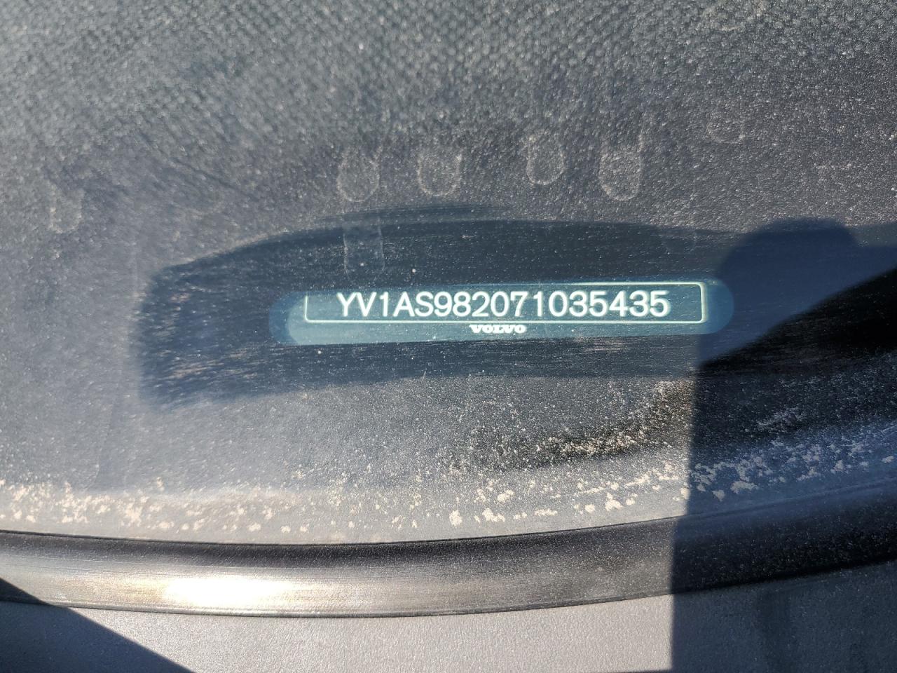 2007 Volvo S80 3.2 VIN: YV1AS982071035435 Lot: 57081325