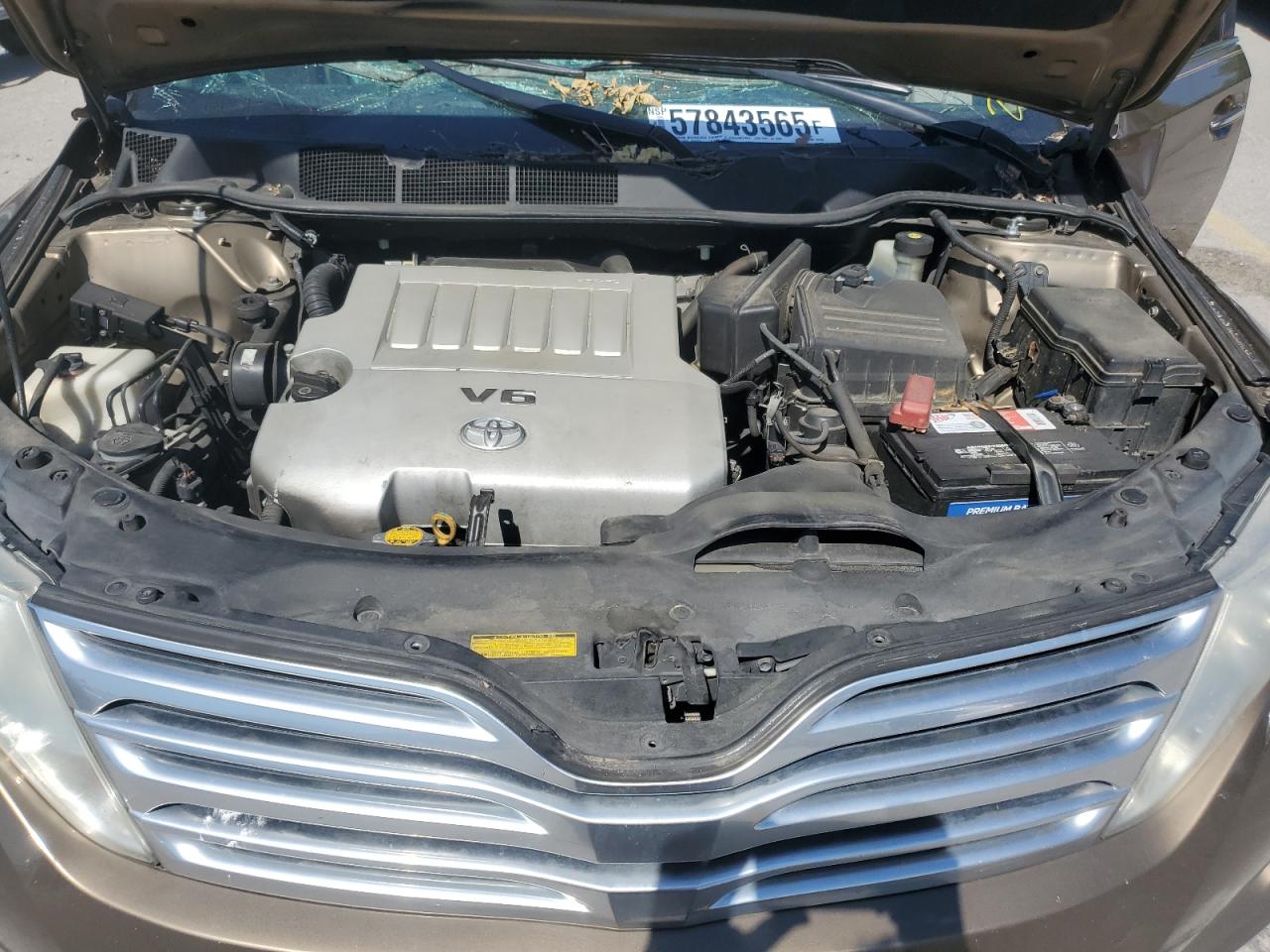2010 Toyota Venza VIN: 4T3ZK3BB8AU022598 Lot: 57843565