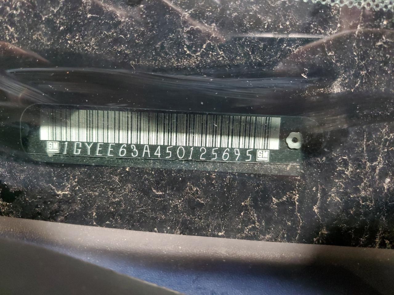 2005 Cadillac Srx VIN: 1GYEE63A450125695 Lot: 52491025