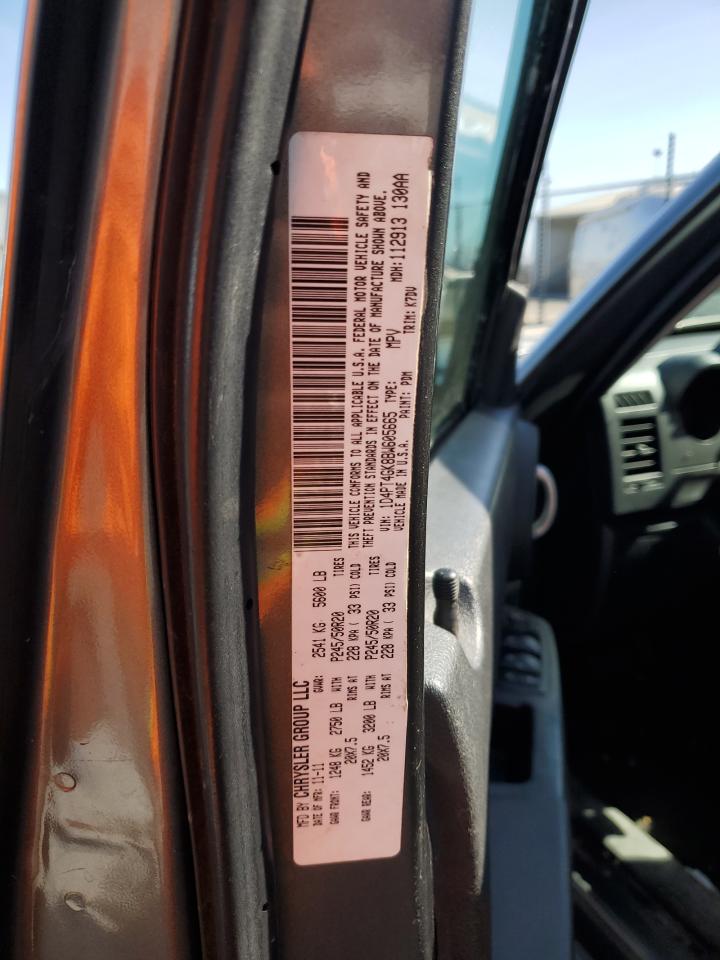2011 Dodge Nitro Heat VIN: 1D4PT4GK8BW605665 Lot: 56986705