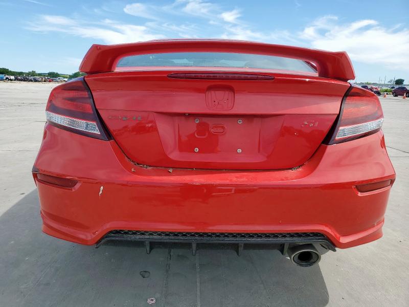 Coupet HONDA CIVIC 2014 Czerwony