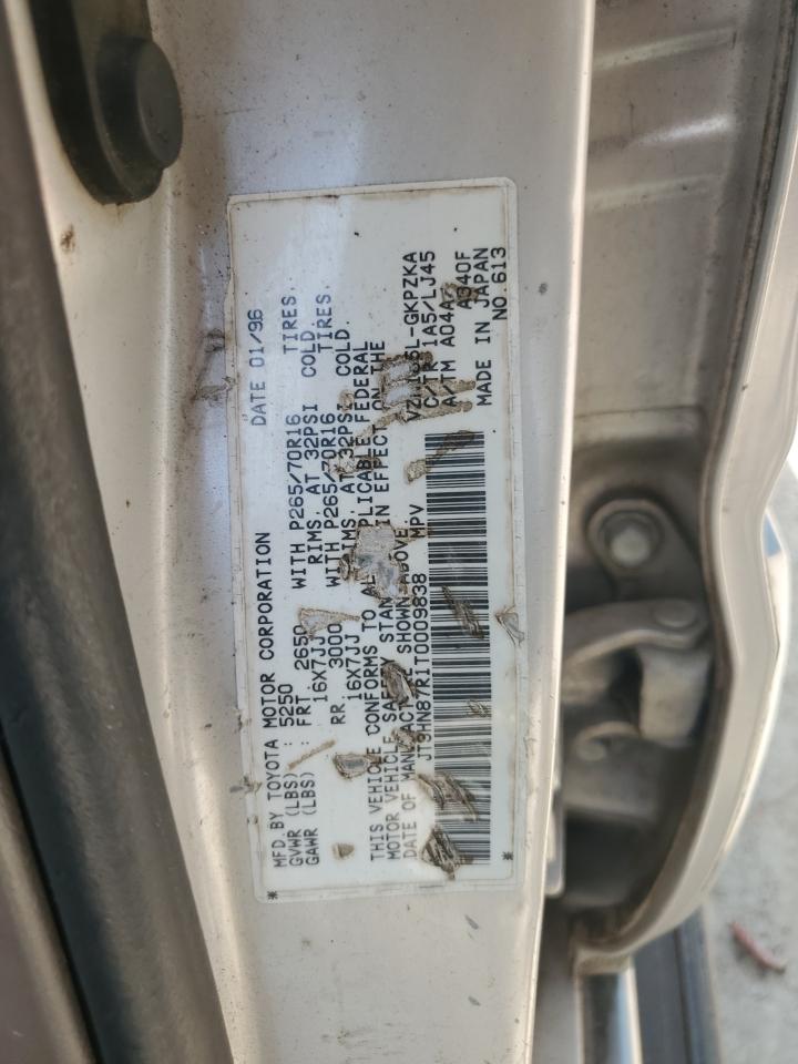 1996 Toyota 4Runner Limited VIN: JT3HN87R1T0009838 Lot: 57491755