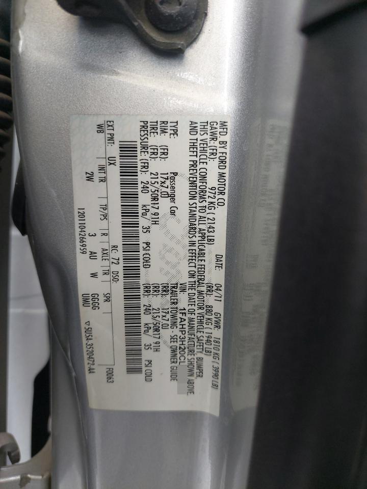 1FAHP3H20CL146395 - 2012 Ford Focus - #58277265
