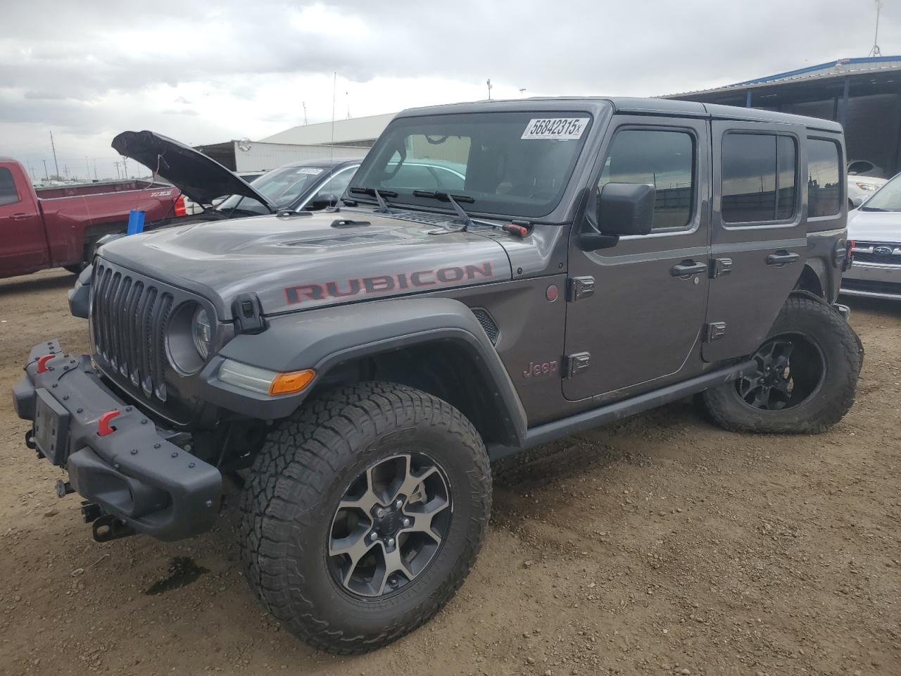 2018 Jeep Wrangler Unlimited Rubicon VIN: 1C4HJXFG3JW191070 Lot: 56842315