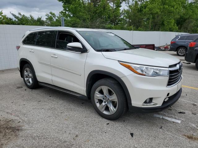  TOYOTA HIGHLANDER 2016 Белы