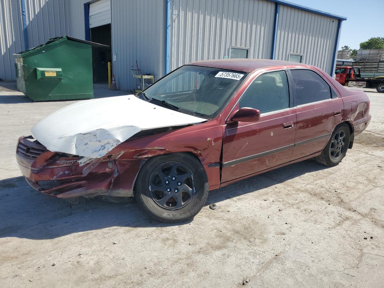 TOYOTA CAMRY 2000 VIN JT2BG22K0Y0498428