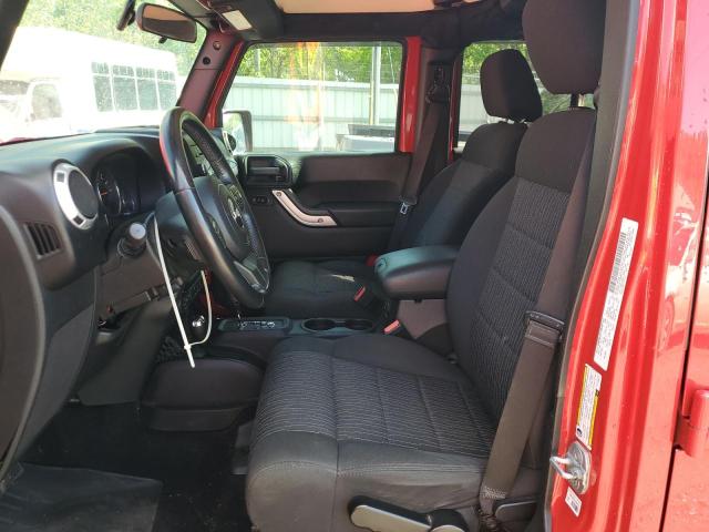 Parquets JEEP WRANGLER 2012 Czerwony
