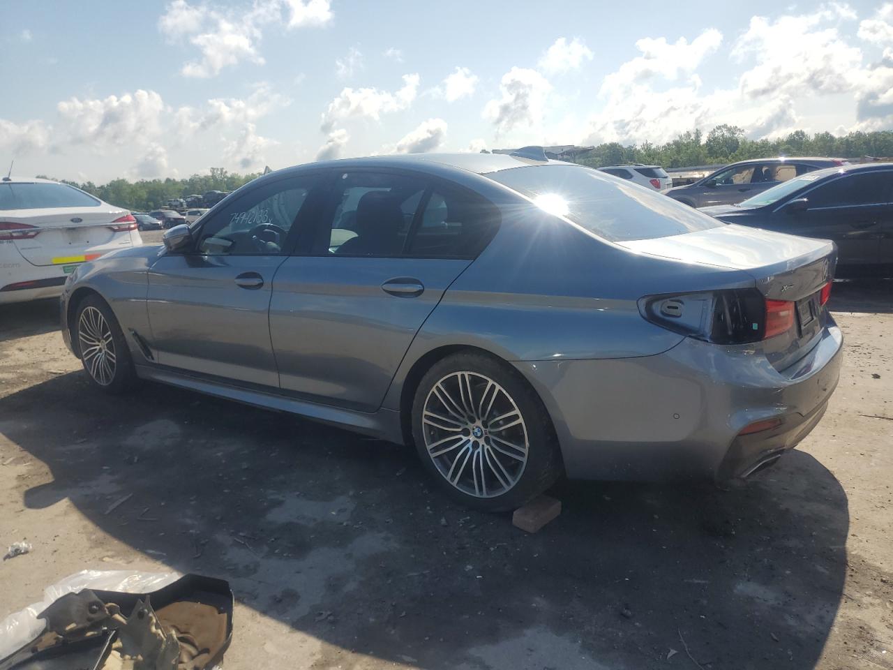 2019 BMW 530 Xi silver  gas WBAJA7C55KWW19496 photo #3