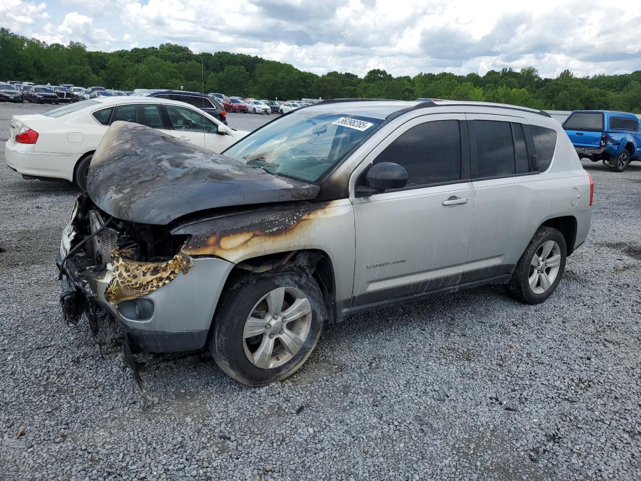 2012 Jeep Compass Latitude იყიდება Gastonia-ში, NC - Burn - Engine