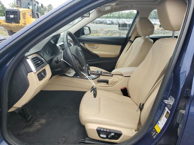  BMW 3 SERIES 2017 Синий