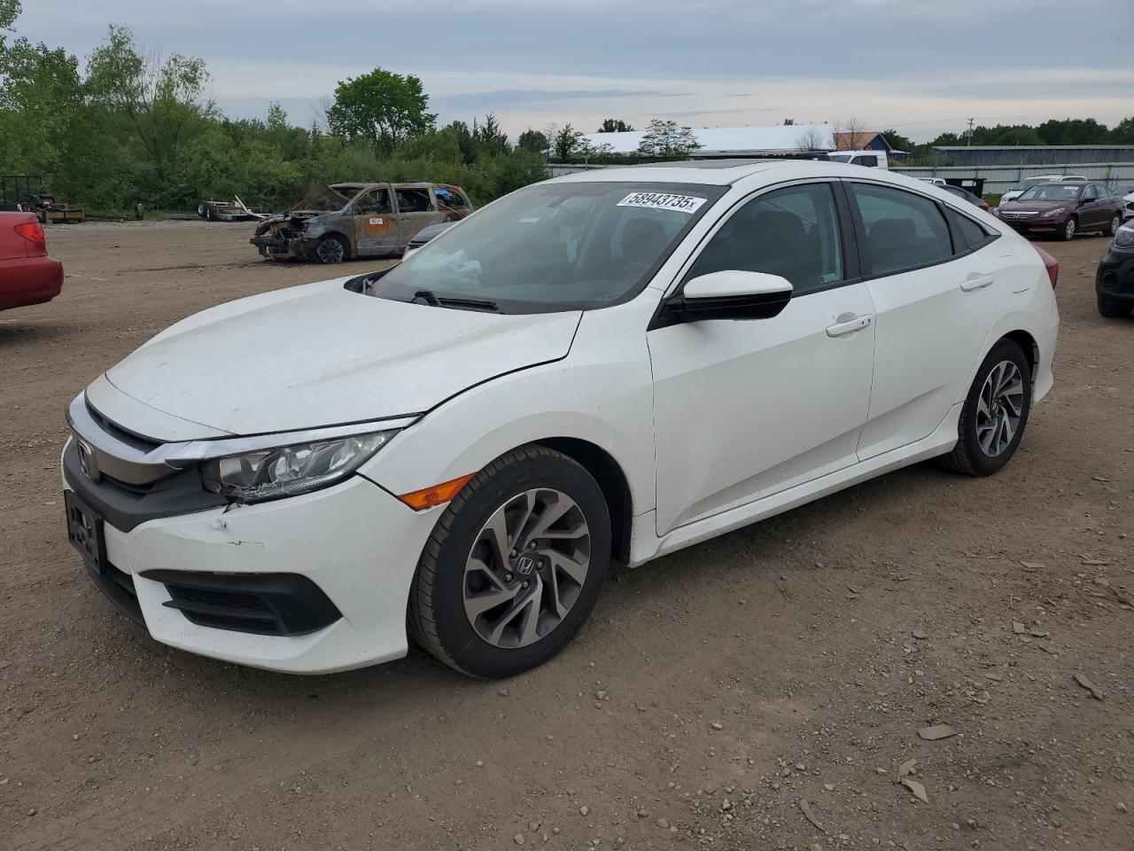 2018 Honda Civic Ex zu verkaufen in Columbia Station, OH - Front End