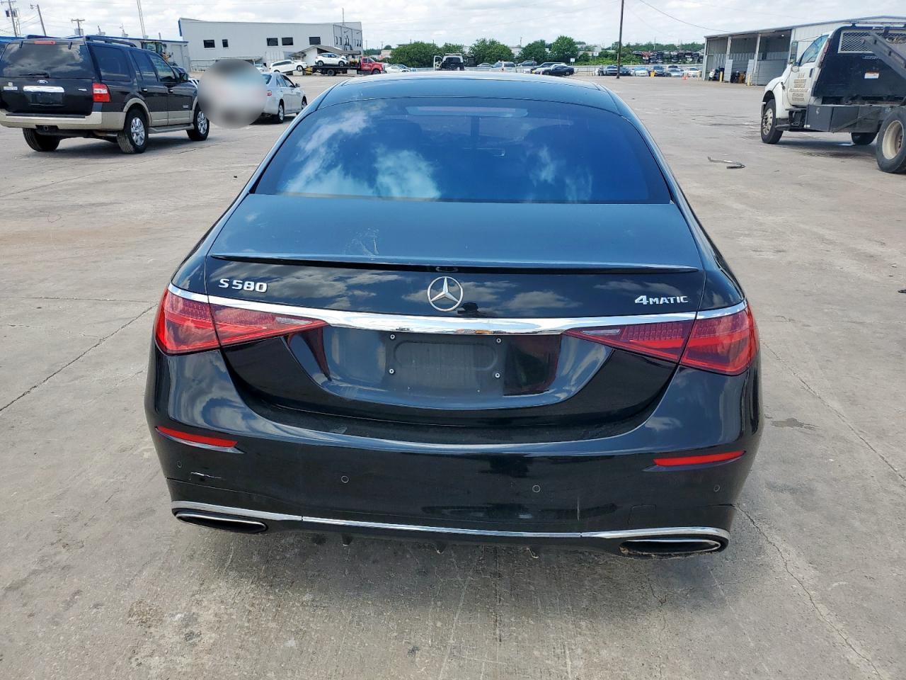 2022 Mercedes-Benz S 580 4Matic VIN: W1K6G7GB0NA142281 Lot: 56173665