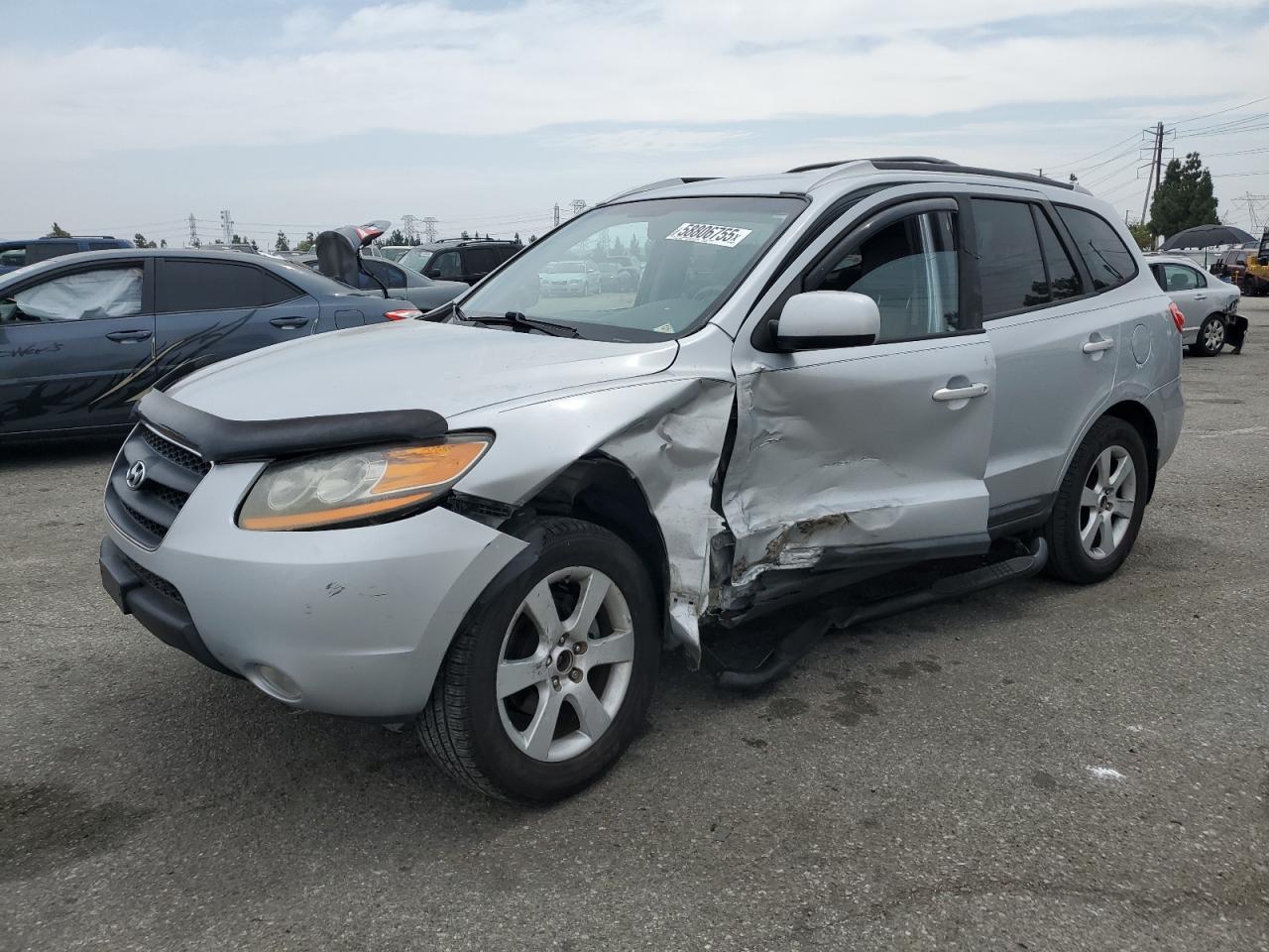 2009 Hyundai Santa Fe Se en Venta en Rancho Cucamonga, CA - Side