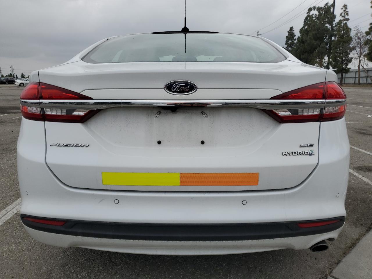 2018 Ford Fusion Se Hybrid VIN: 3FA6P0LU8JR278639 Lot: 54042575