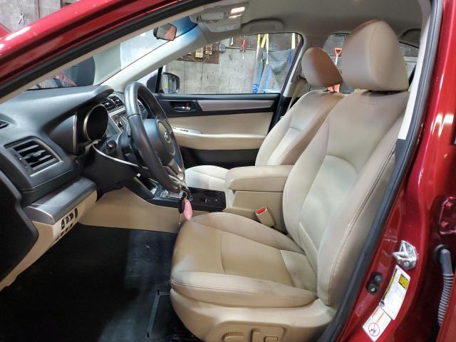  SUBARU LEGACY 2018 Czerwony
