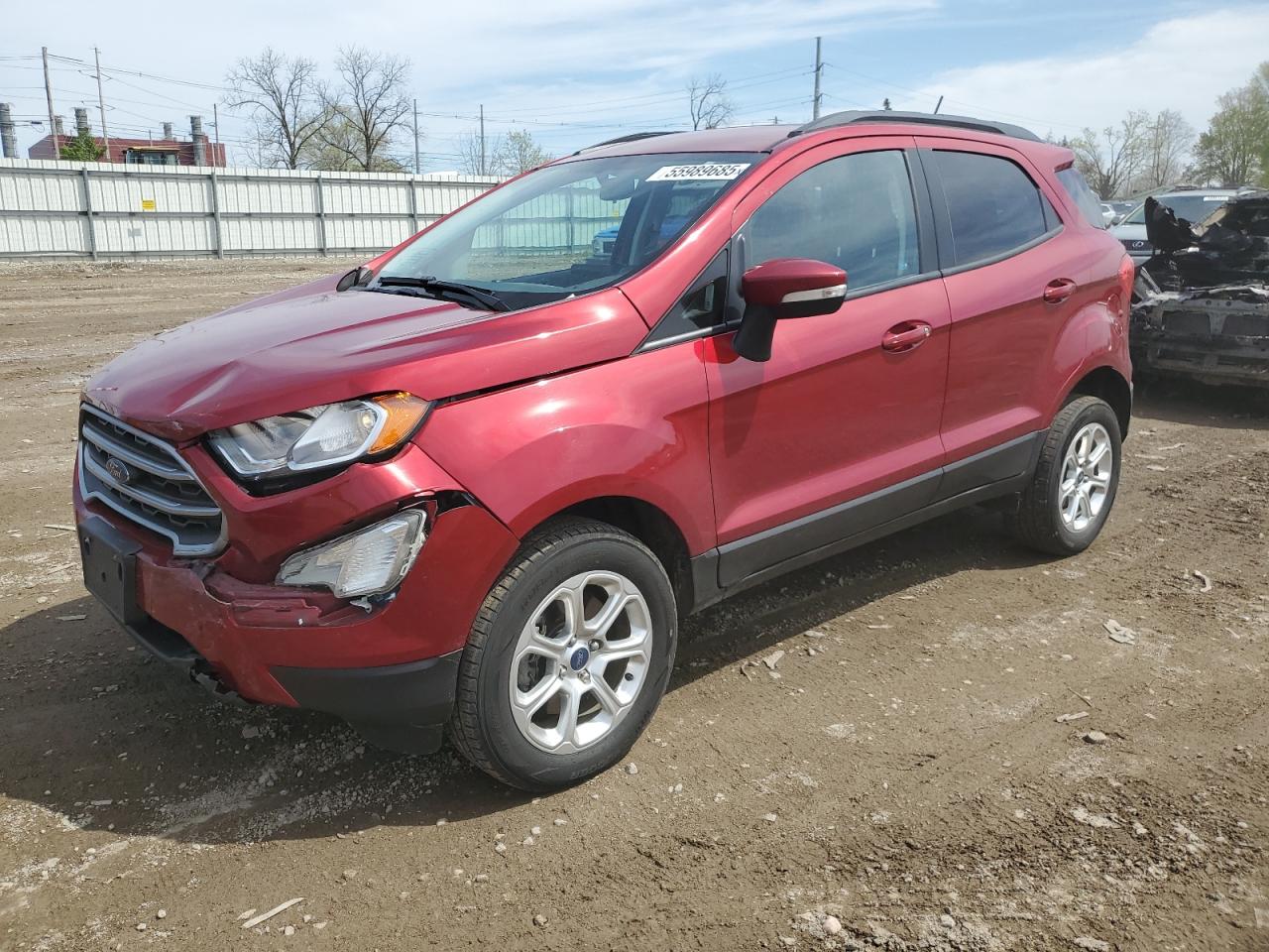 2018 Ford Ecosport Se იყიდება Lansing-ში, MI - Front End