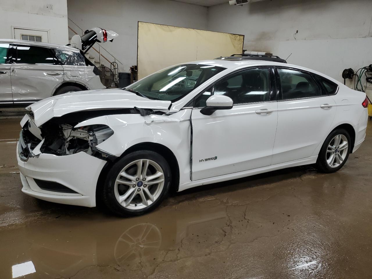 2018 Ford Fusion Se Hybrid zu verkaufen in Davison, MI - Front End
