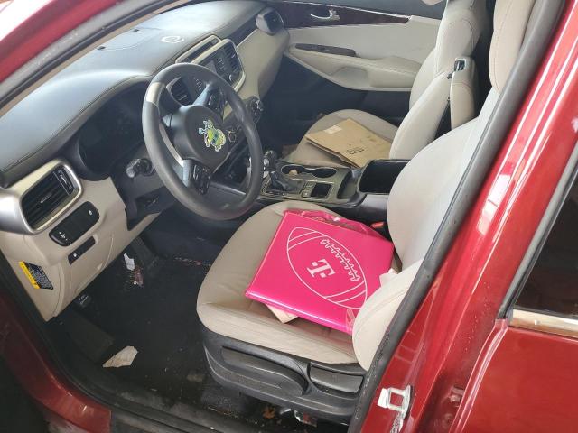  KIA SORENTO 2016 Czerwony