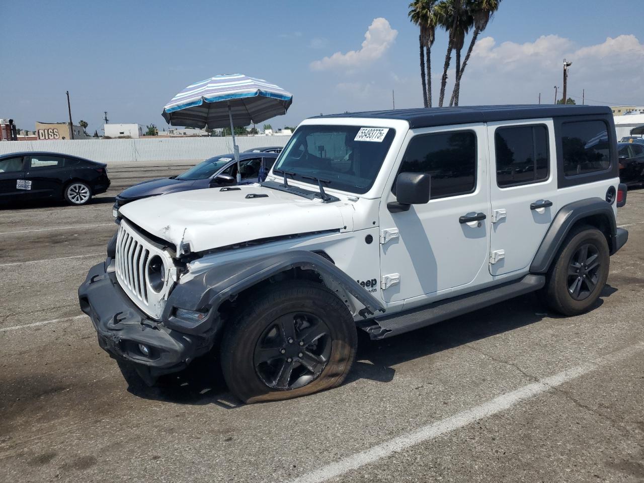 2022 Jeep Wrangler Unlimited Sport zu verkaufen in Van Nuys, CA - Front End