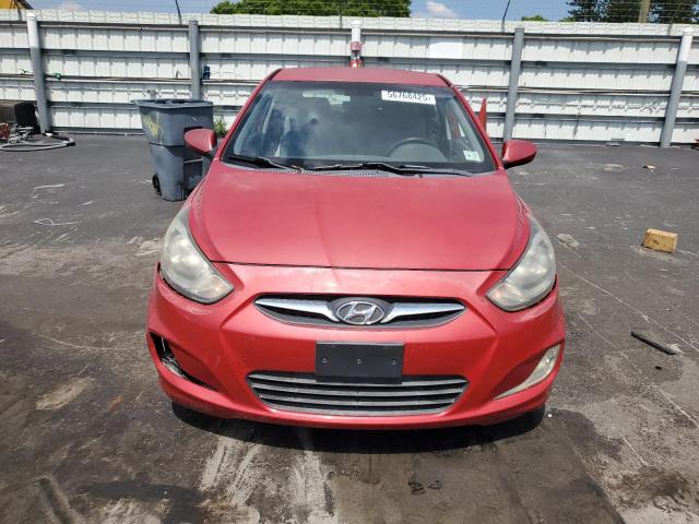  HYUNDAI ACCENT 2012 Czerwony