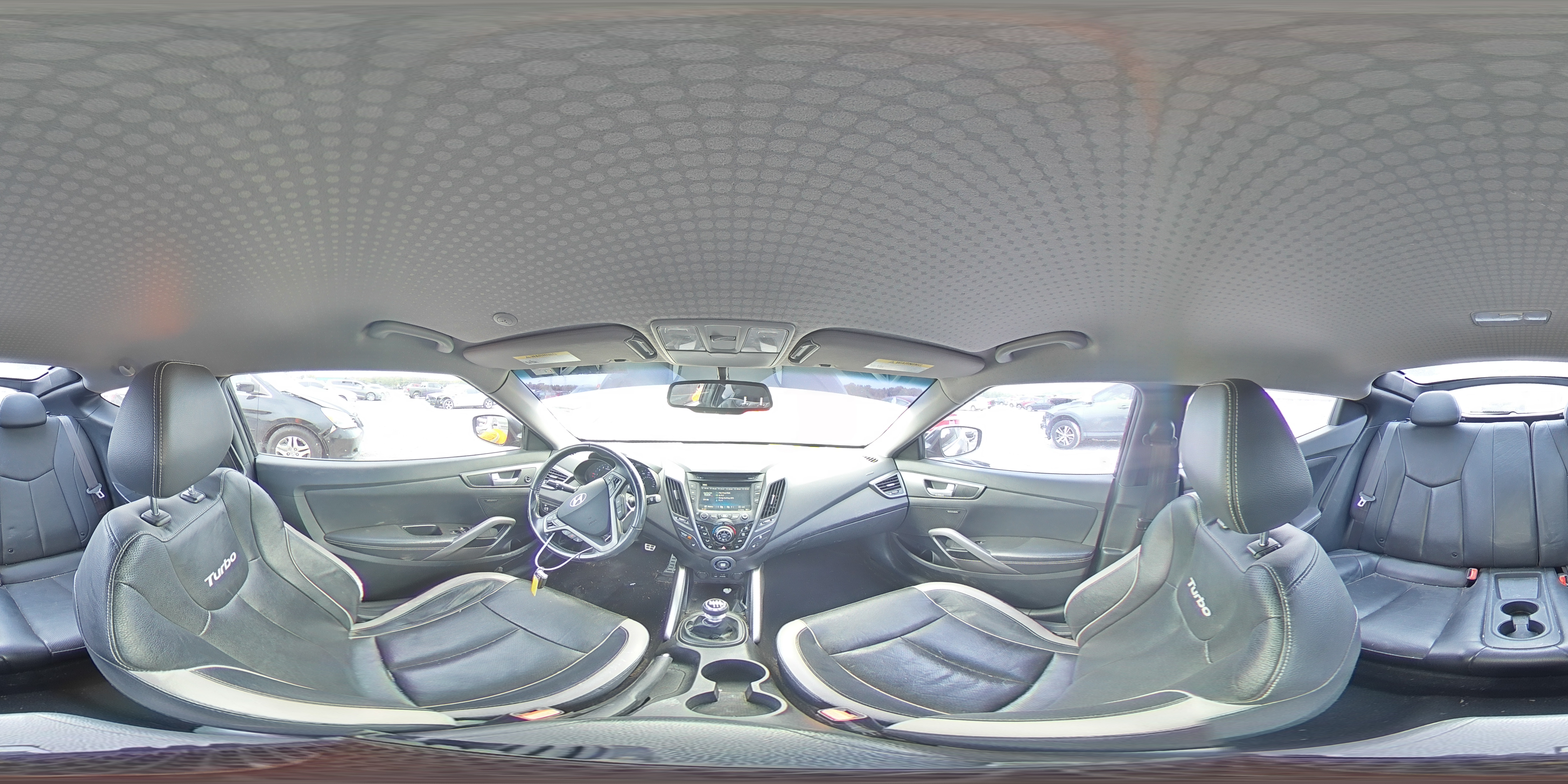 2014 Hyundai Veloster Turbo VIN: KMHTC6AE6EU195342 Lot: 57416745