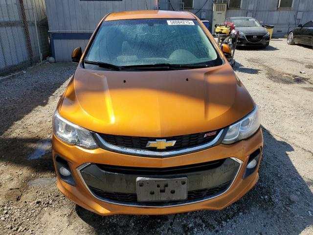  CHEVROLET SONIC 2017 Orange