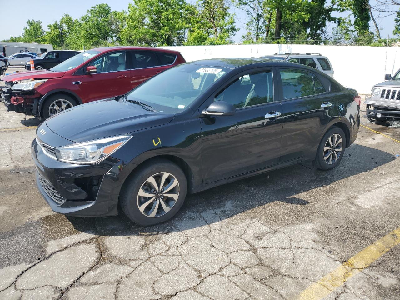 2022 Kia Rio Lx на продаже в Bridgeton, MO - Hail
