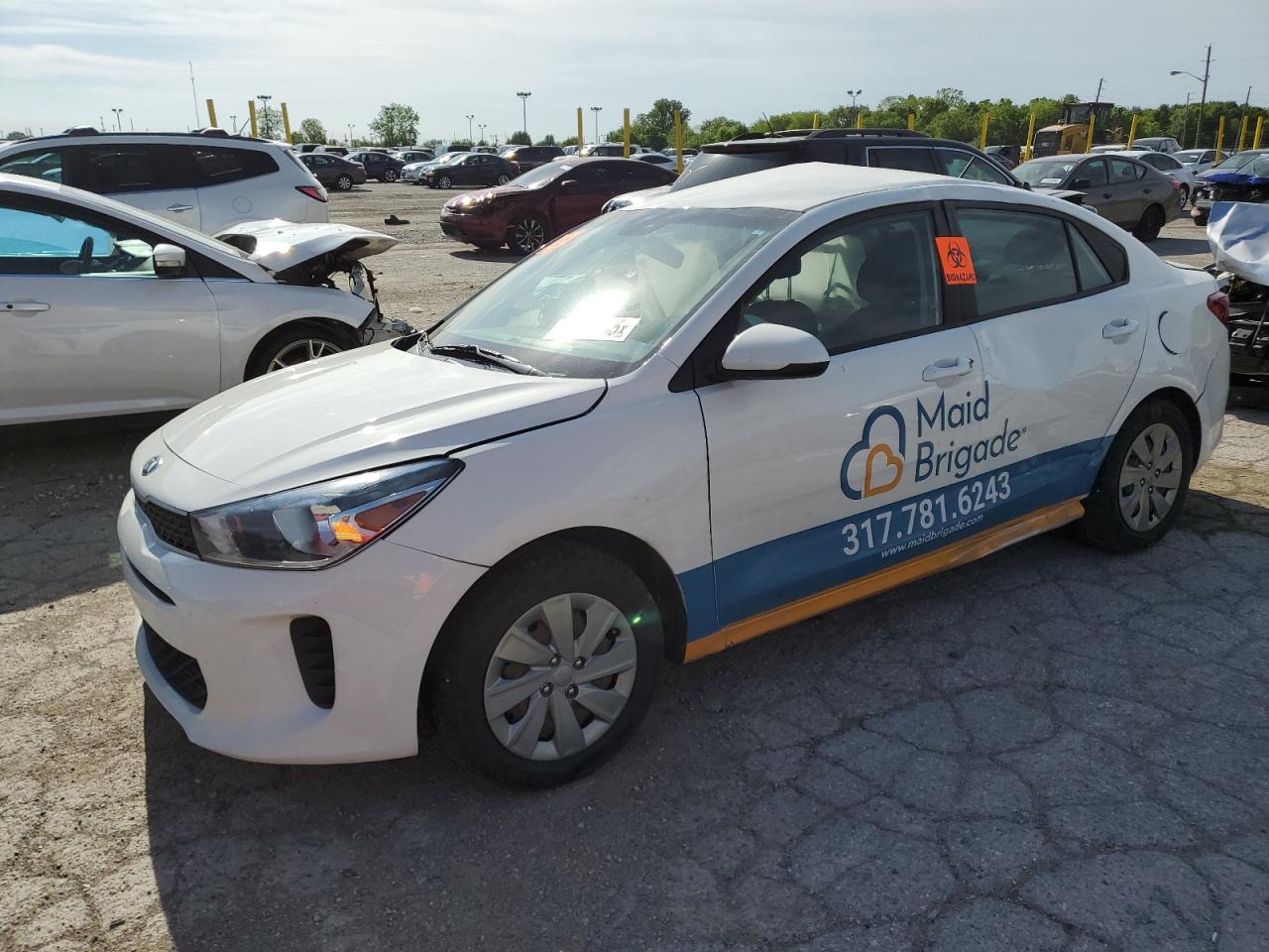 2020 Kia Rio Lx იყიდება Indianapolis-ში, IN - Rear End
