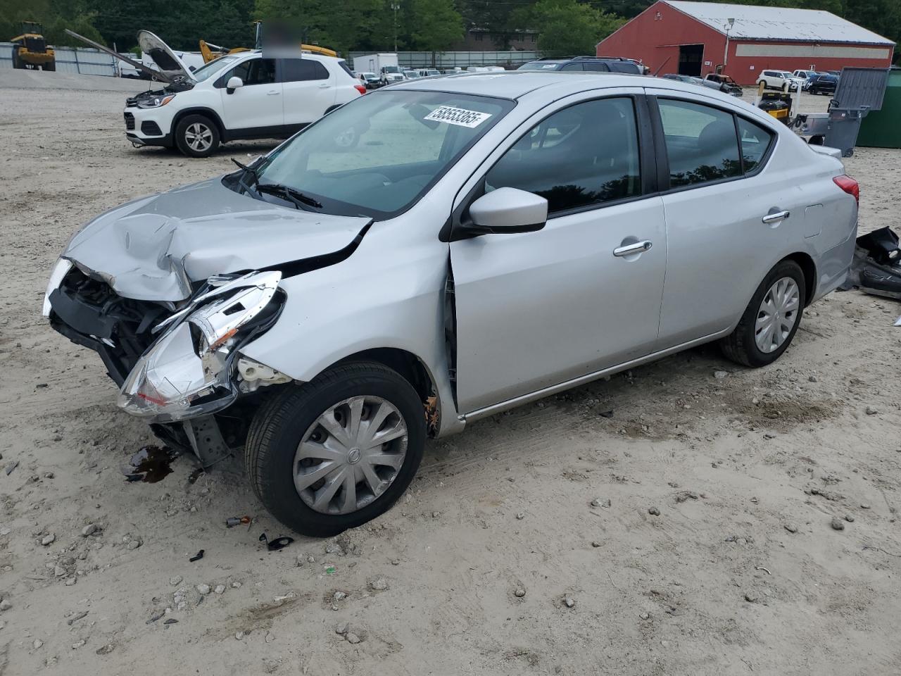 2017 Nissan Versa S de vânzare în Mendon, MA - Front End