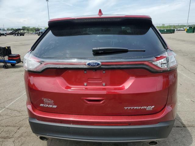  FORD EDGE 2017 Czerwony