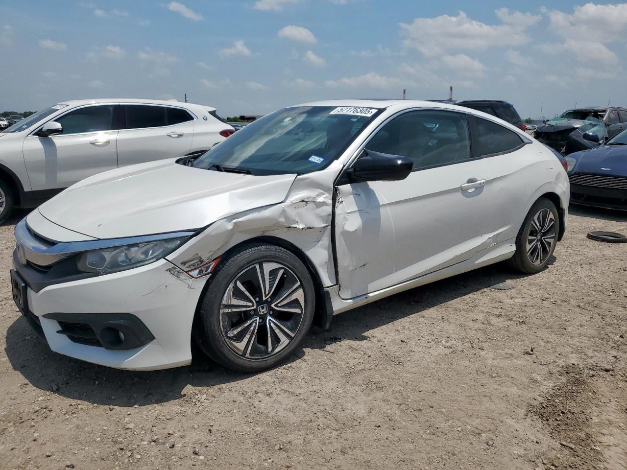2017 Honda Civic Exl იყიდება Houston-ში, TX - Front End