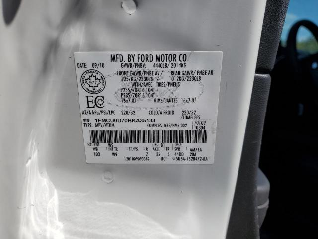 2011 FORD ESCAPE XLT