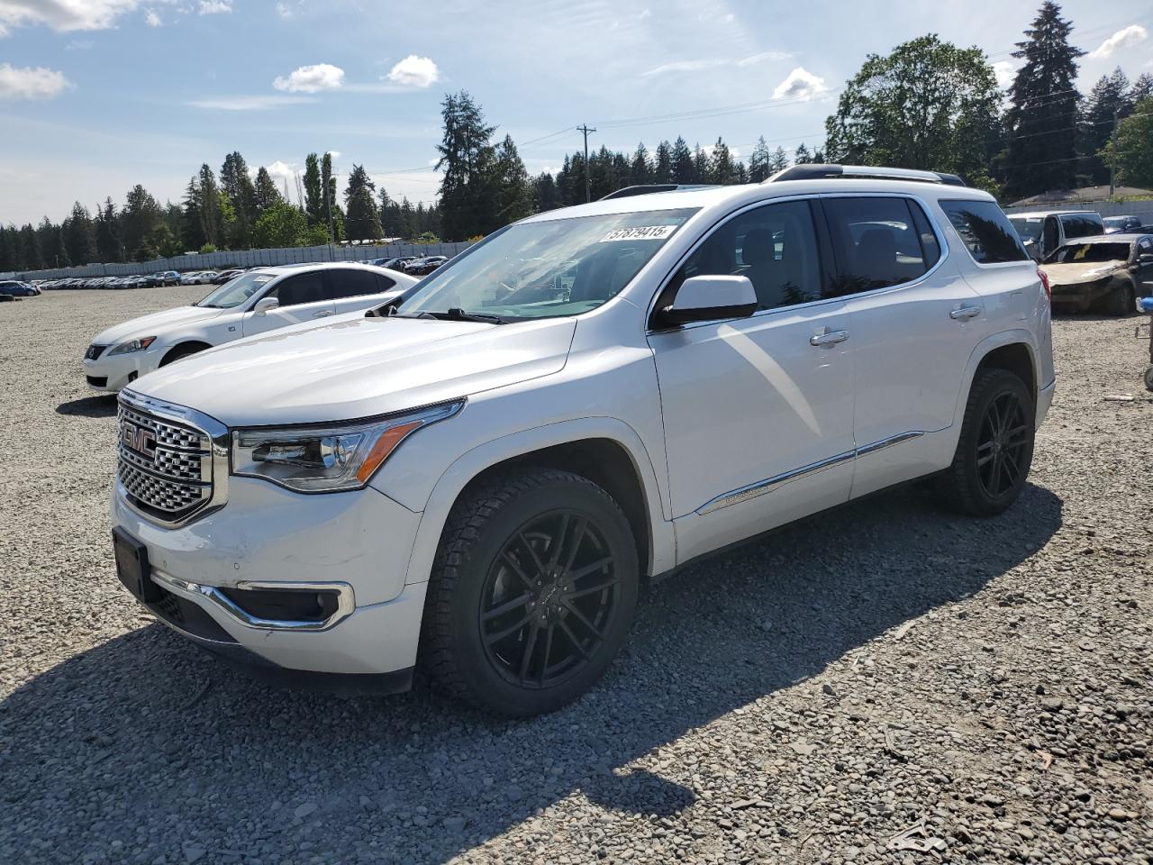 2017 Gmc Acadia Denali იყიდება Graham-ში, WA - Rear End