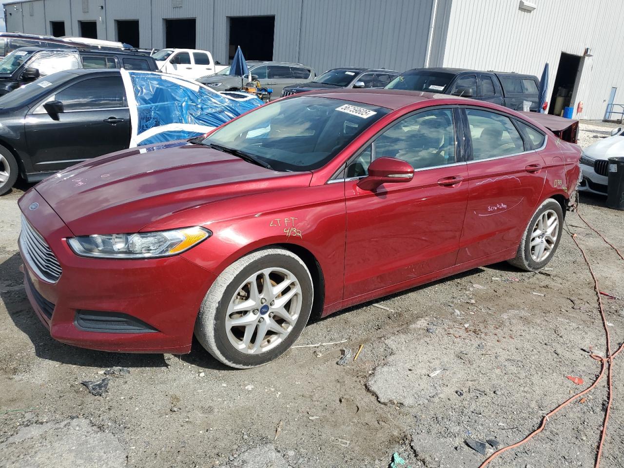 2016 Ford Fusion Se იყიდება Jacksonville-ში, FL - Rear End