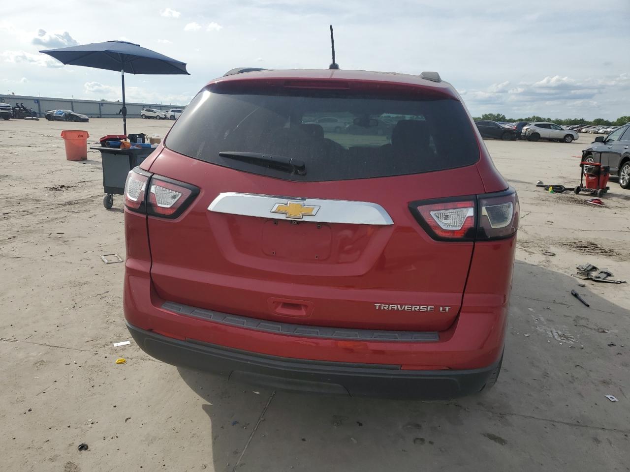 2013 Chevrolet Traverse Lt VIN: 1GNKRGKDXDJ244754 Lot: 56327685