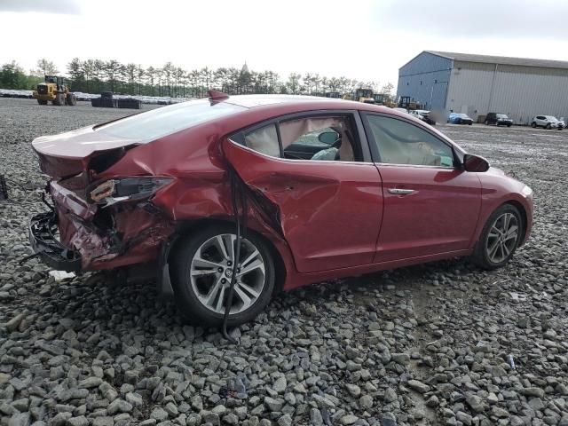 Sedans HYUNDAI ELANTRA 2017 Red
