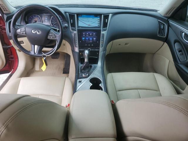  INFINITI Q50 2014 Red