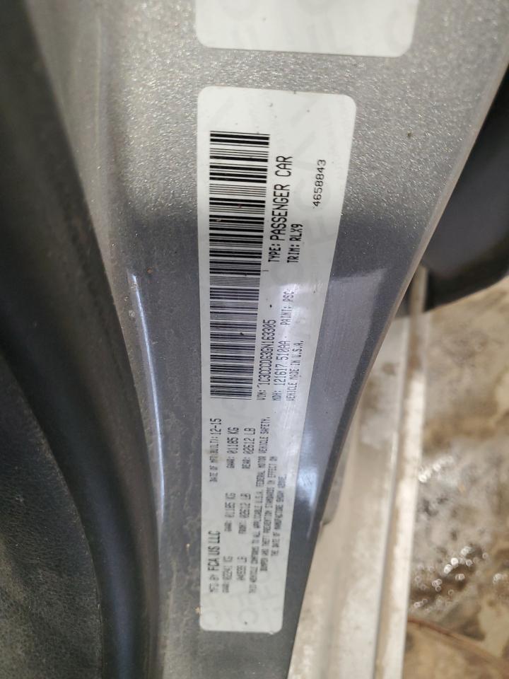 2016 Chrysler 200 S VIN: 1C3CCCDG3GN163305 Lot: 57524165