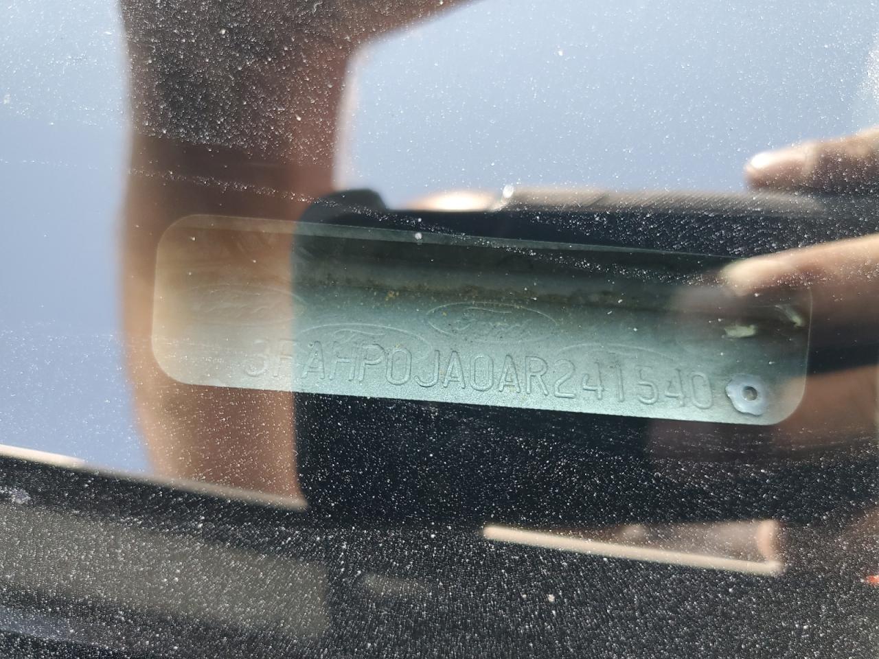 2010 Ford Fusion Sel VIN: 3FAHP0JA0AR241540 Lot: 58589885