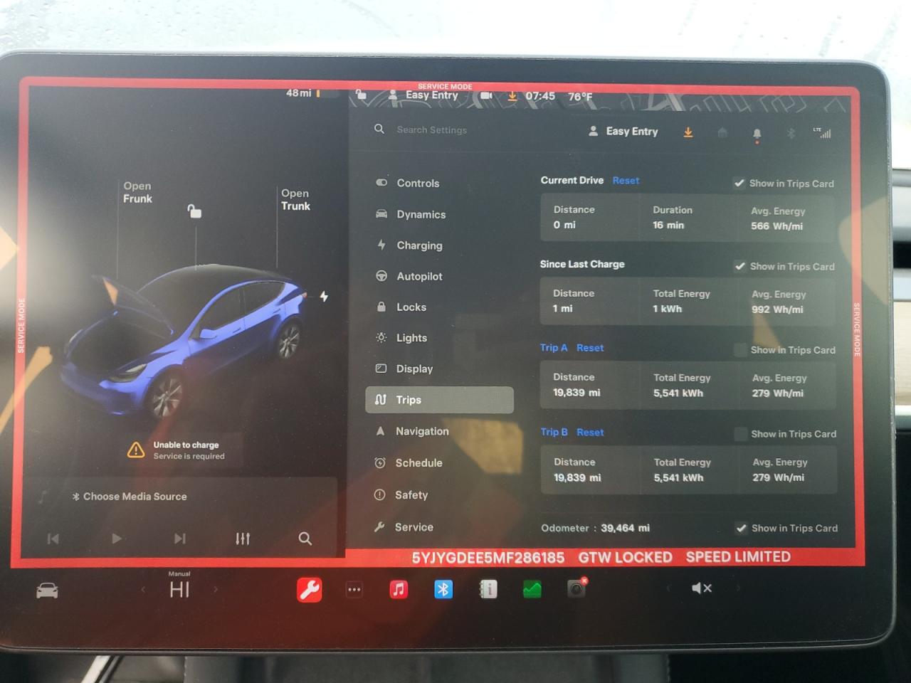 2021 Tesla Model Y VIN: 5YJYGDEE5MF286185 Lot: 54948895