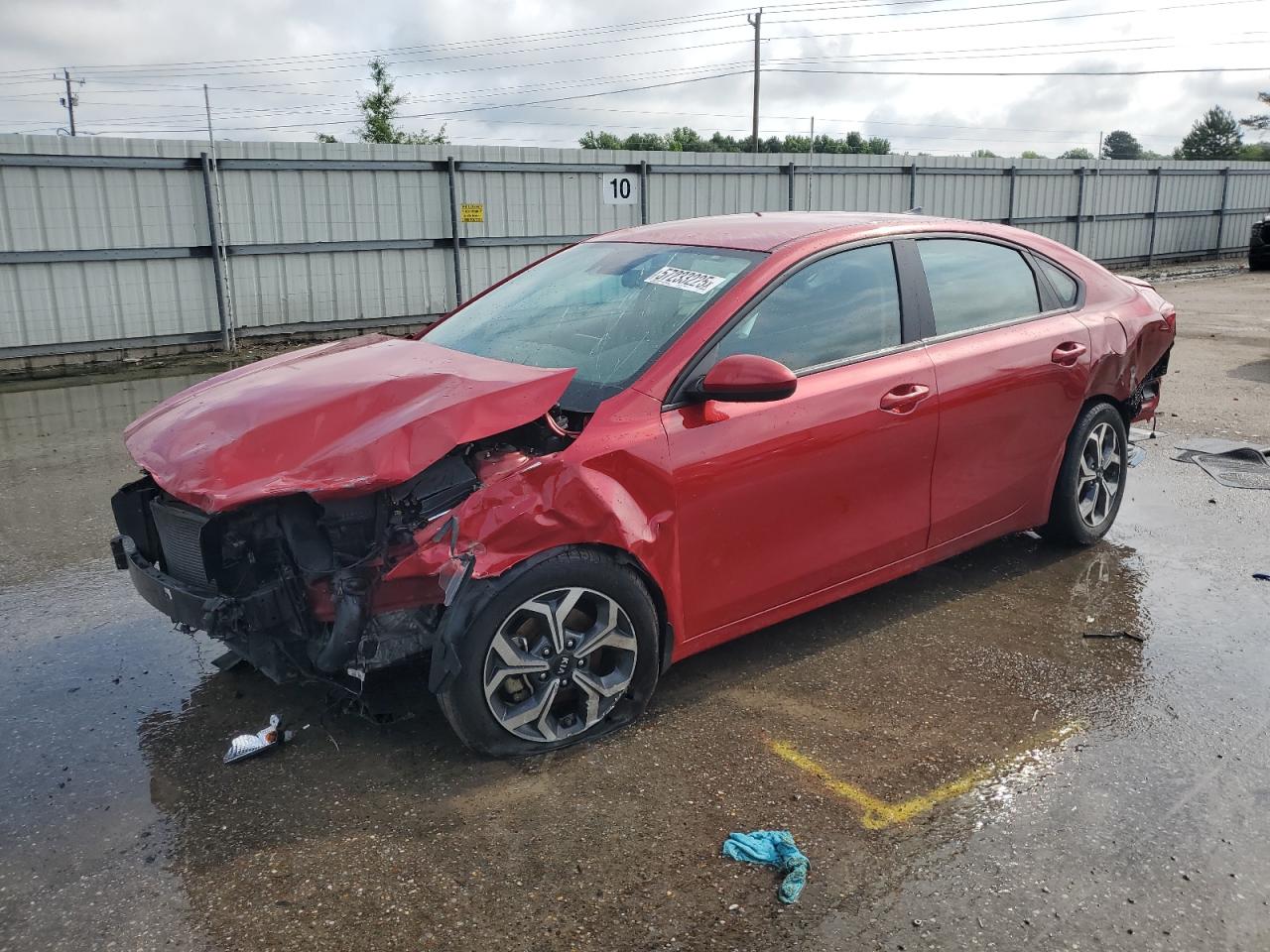 2021 Kia Forte Fe იყიდება Montgomery-ში, AL - Front End