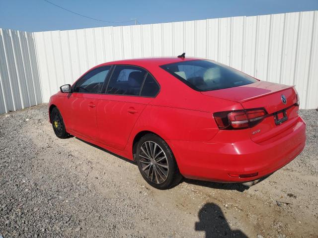  VOLKSWAGEN JETTA 2016 Red