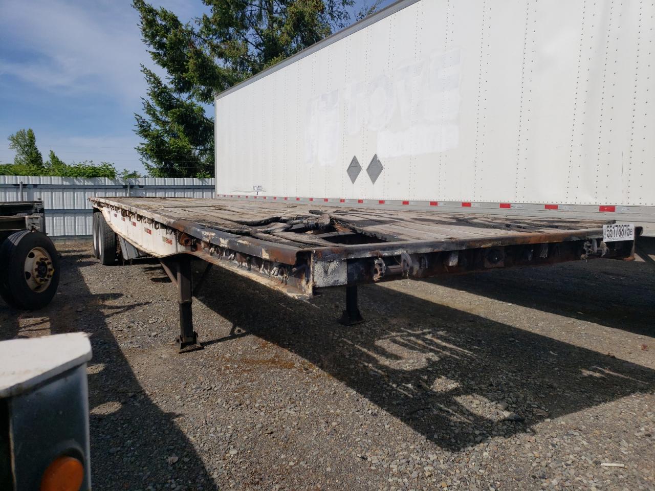 2013 Alloy Flatbed Trailer en Venta en Woodburn, OR - Burn