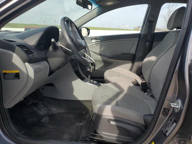  HYUNDAI ACCENT 2015 Сріблястий