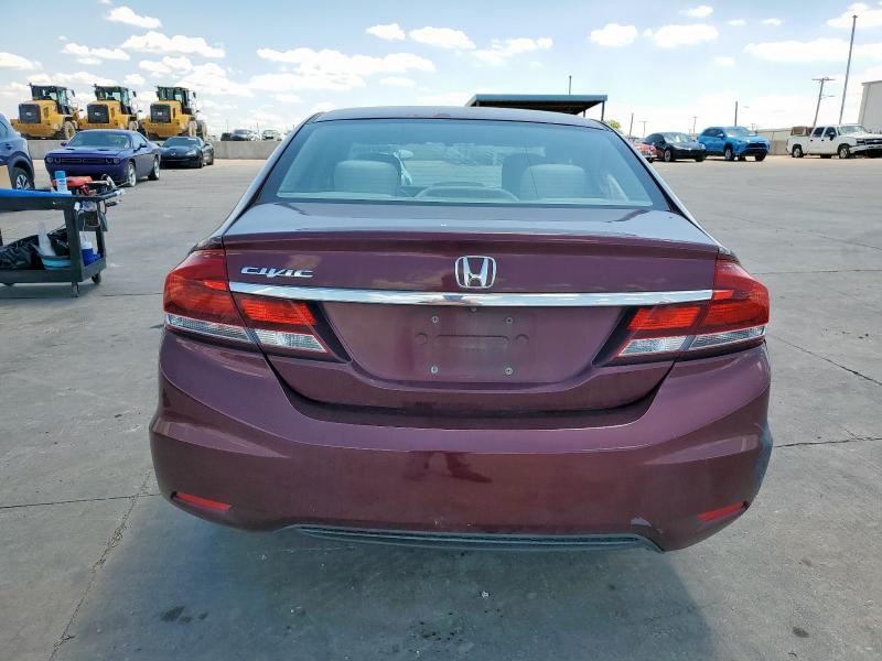 Седаны HONDA CIVIC 2014 Бордовый