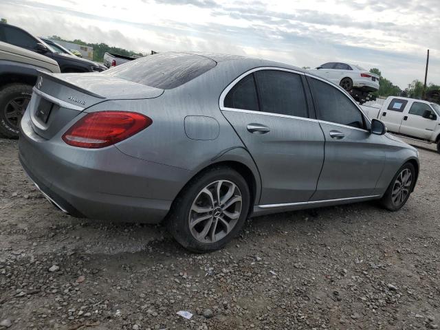  MERCEDES-BENZ C-CLASS 2016 Серый