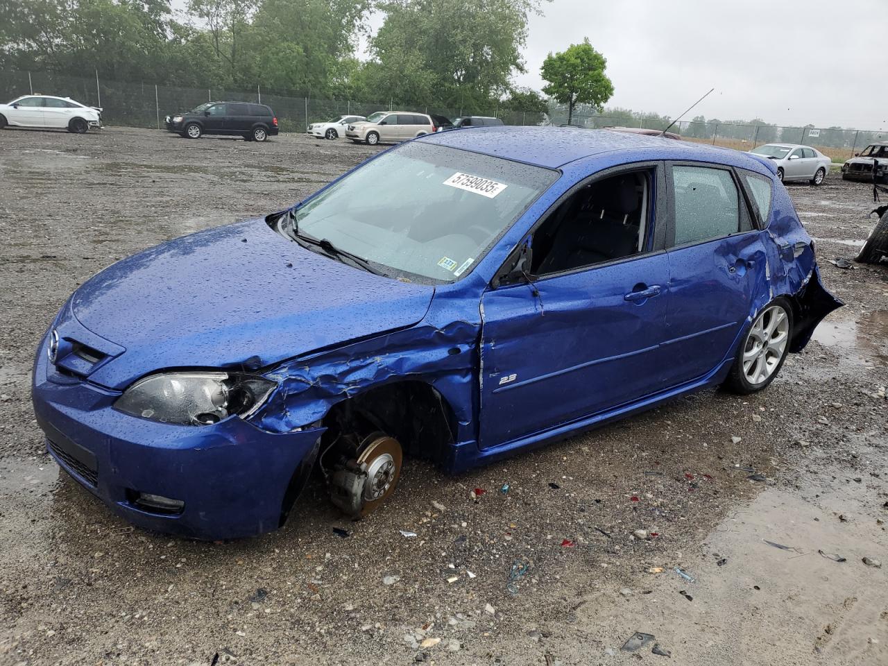 2007 Mazda 3 Hatchback للبيع في Cicero، IN - Front End