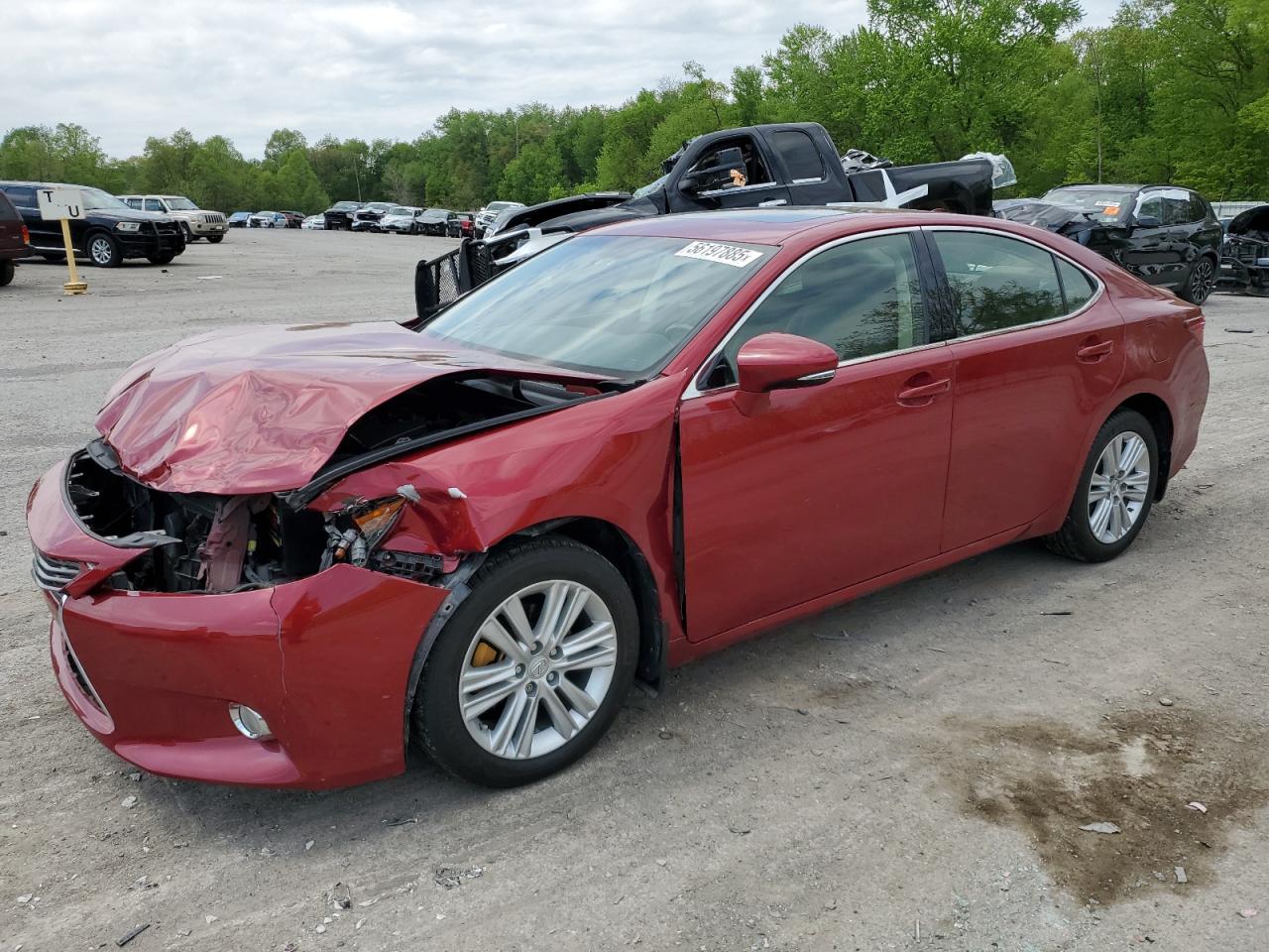 2015 Lexus Es 350 for Sale in Ellwood City, PA - Front End